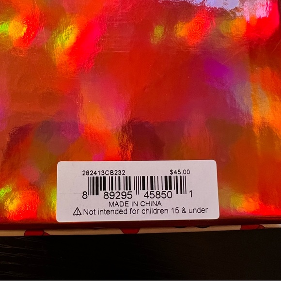 Gift Boxed-Betsey Johnson-FUN Gingerbread Cookie Couple-Acrylic Dangle Earrings - Picture 3 of 3